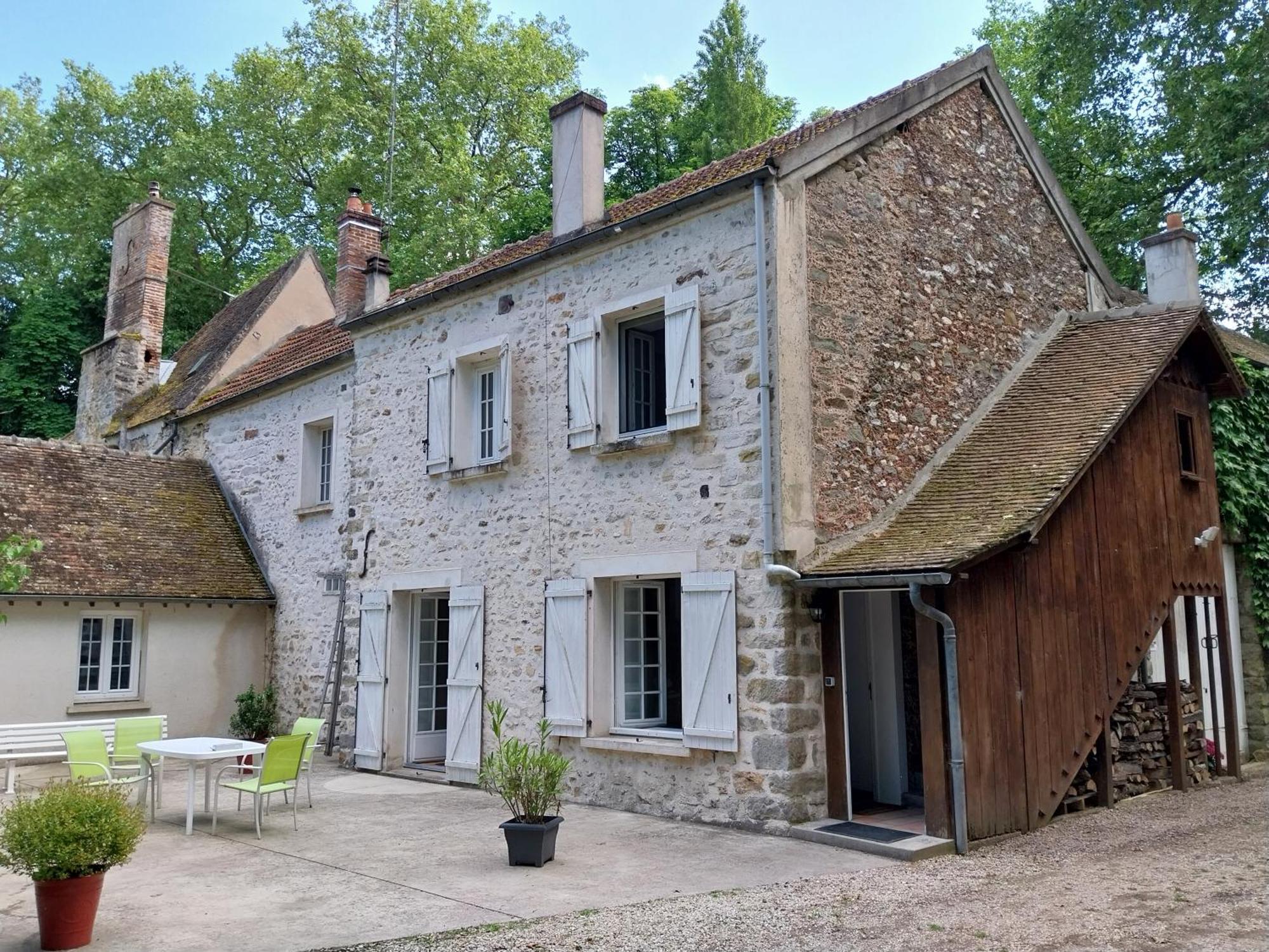 Gite Du Moulin Du Ponceau Appartement Rubelles Buitenkant foto